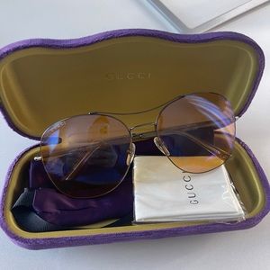 GUCCI aviator sunglasses